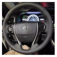Чохол Обплетення Керма для Honda Accord 2013-2017 Шкіра (Модельна Викрійка) №20