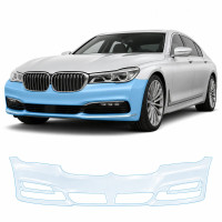 Антигравийная защитная бронепленка по лекалам для BMW 7 Series G11/G12 2015-2019 - передний бампер