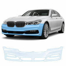 Антигравийная защитная бронепленка по лекалам для BMW 7 Series G11/G12 2015-2019 - передний бампер