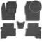 Ворсовые коврики для Ford Kuga / Escape 2013-2019 Серые 5 шт (Carrera)