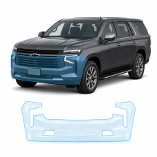 Антигравийная защитная бронепленка по лекалам для Chevrolet Tahoe IV 2021- передний бампер