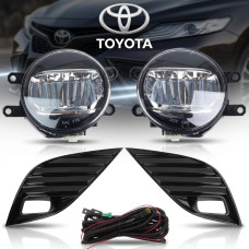 LED Протитуманні фари для Toyota Camry 70 2018-12V 6W з проводкою Комплект (TY-129LED-3)