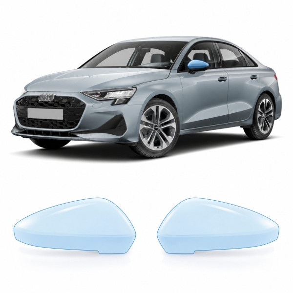 Антигравийная защитная бронепленка по лекалам для Audi A3 8Y facelift 2024- зеркала