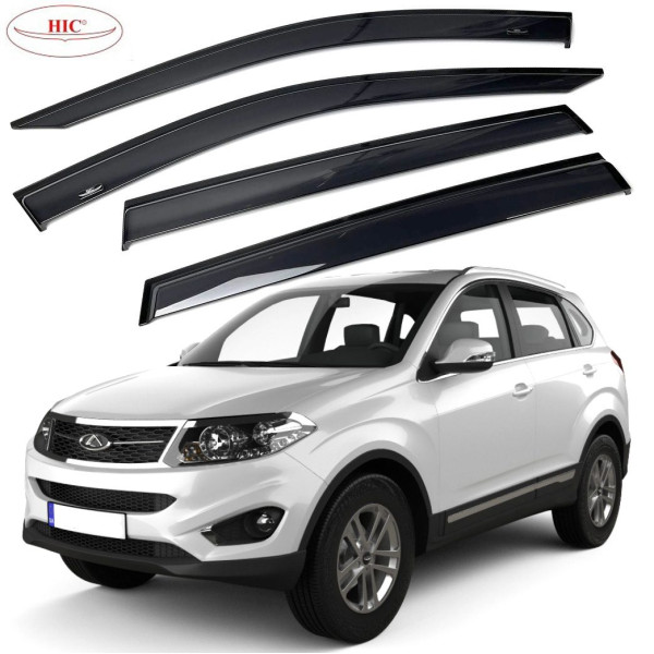 Дефлекторы окон ветровики HIC для Chery Tiggo 2013- Oригинал (CHE11)
