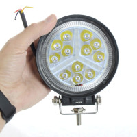 Светодиодная дополнительная LED фара 36W (3W*12) 10-30V Ø 110x25 mm Дальний ДХО (4061)