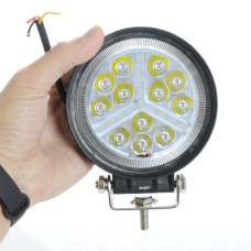 Светодиодная дополнительная LED фара 36W (3W*12) 10-30V Ø 110x25 mm Дальний ДХО (4061)