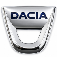 Эмблема для Dacia Duster 100 мм 4 направляющие пластиковая передняя