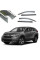 Дефлекторы окон ветровики Benke для Honda CR V 2017- Хром Молдинг Из Нержавеющей Стали 3D