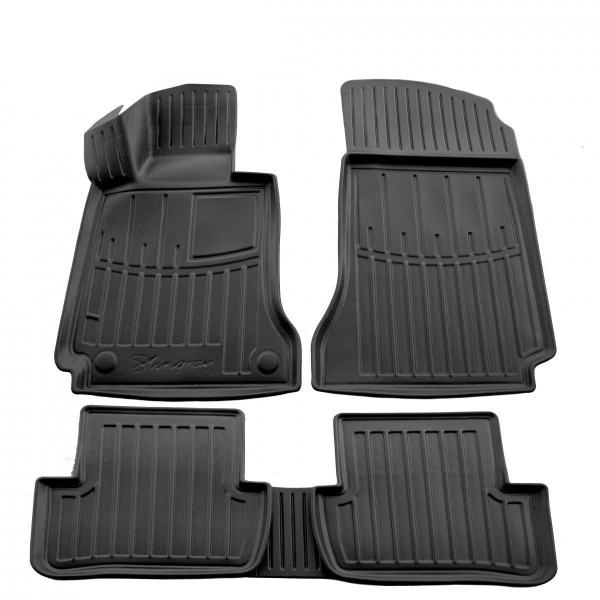 Комплект 3D килимків в салон Mercedes Benz W204 C 2007-2015 