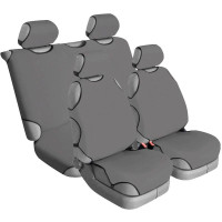 Чехлы майки для сидений Beltex DELUX комплект Серые (BX14110)