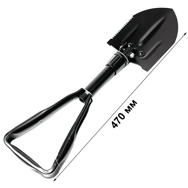 Лопата Штыковая Тактическая Складная Lavita 47 см Ширина 12 см Металл (LA 250604)