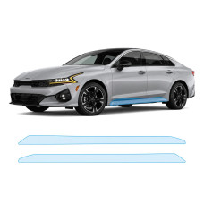 Антигравійна захисна бронеплівка за лекалами для Kia K5/Optima DL3 2020-2023 - нижня зона кузова пороги