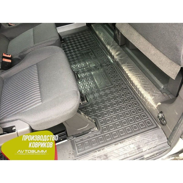 Автомобільні килимки в салон Ford Custom 2012 - 2-й ряд (Avto-Gumm)