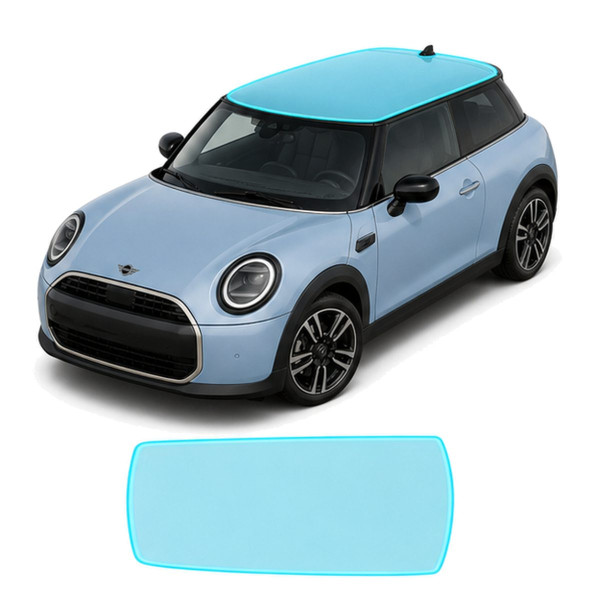 Антигравийная защитная бронепленка по лекалам для Mini Cooper F66 2024- зона крыши