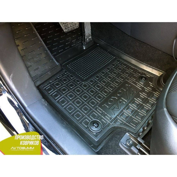 Коврик водительский резиновый для для Toyota Rav 4 2019- ДВС МКПП Avto-Gumm