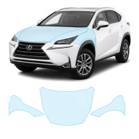 Антигравийная защитная бронепленка по лекалам для Lexus NX AZ10 2014-2017 - капот и передние крылья