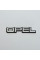 Емблема напис Opel старий великий скотч 150 x 30 мм