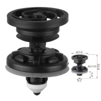 Кліпса кріплення Внутрішнє оздоблення двері Audi A4 Seat Skoda VW 7L6868243 (C1249)
