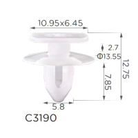Кліпса кріплення обшивки дверей VW SEAT (6E0837732 6E0-837-732 15879) (C3190)