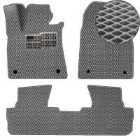 3D EVA Коврики в салон для Lexus RX 350 2009-2015 с подпятником Серые 5 шт