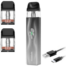 Багаторазовий Pod-Набір Vaporesso Xros 4 Mini 1000mAh 2 мл (Картриджів 0.8 ОМ 3 шт) Space Grey Космічний Сірий