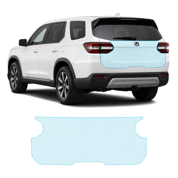Антигравийная защитная бронепленка по лекалам для Honda Pilot IV 2023- зона крышки багажника