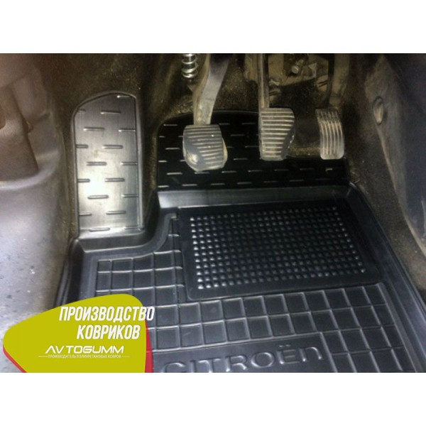 Водійський коврик в салон Citroen C3 Picasso 2009- (Avto-Gumm)