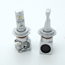 Лампа LED H7 радіатор+кулер 5000Lm M3 Pro /Philips ZES/200W/6000K/IP67/8-48v (2шт)