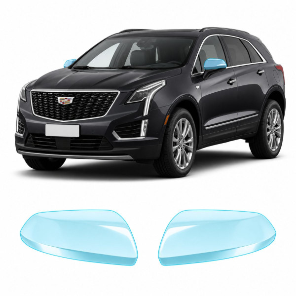 Антигравійна захисна бронеплівка за лекалами для Cadillac XT5 I facelift 2020- дзеркала