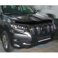 Дефлектор капота мухобойка для Toyota Land Cruiser Pradо 150 2017-