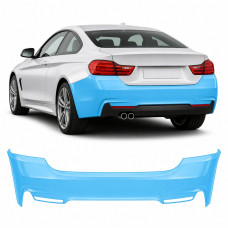 Антигравийная защитная бронепленка по лекалам для BMW 4 Series F32 2013-2020 - задний бампер