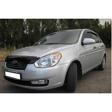 Дефлектор капоту мухобійка для Hyundai Accent/Verna 2006-2010