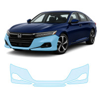 Антигравійна захисна бронеплівка за лекалами для Honda Accord X facelift 2021-2022 - передній бампер