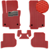 Коврики в салон EVA для Volkswagen Golf VI 2008-2012 с подпятником Красные 5 шт
