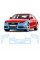 Антигравійна захисна бронеплівка за лекалами для Audi A4 B8 2008-2015 - капот і передні крила