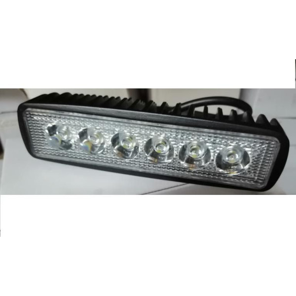 Додаткова LED фара 18W (3W*6) 10-30V 154x41x40 mm Далека 1 шт