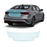 Антигравійна захисна бронеплівка за лекалами для Kia Cerato/Forte BD facelift 2022-2024 - зона кришки багажника