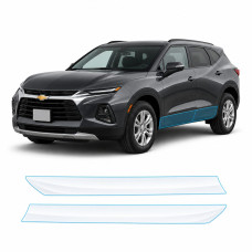 Антигравійна захисна бронеплівка за лекалами для Chevrolet Blazer III 2019-2022 - нижня зона кузова пороги