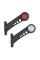Габаритные огни LED для грузовиков Рожки 24V / косой 13 см / Красный-Белый 2 шт (Л 072)
