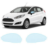 Антигравійна захисна бронеплівка за лекалами для Ford Fiesta VI facelift 2013-2017 - дзеркала