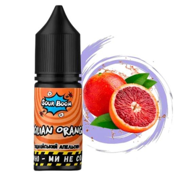 Рідина Sour Boom Chaser 15 ml 50 mg Sicilian Orange (Сицилійський Апельсин)