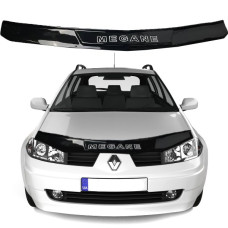 Дефлектор капоту мухобійка Renault Megane II 2002-2009 Voron Glass