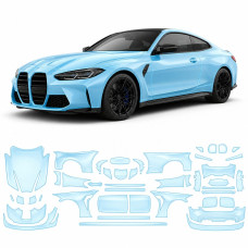 Антигравійна захисна бронеплівка за лекалами для BMW M3 G80 2020-2024 - повний кузов