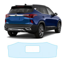 Антигравийная защитная бронепленка по лекалам для Kia Seltos SP2 2019-2022 - зона крышки багажника