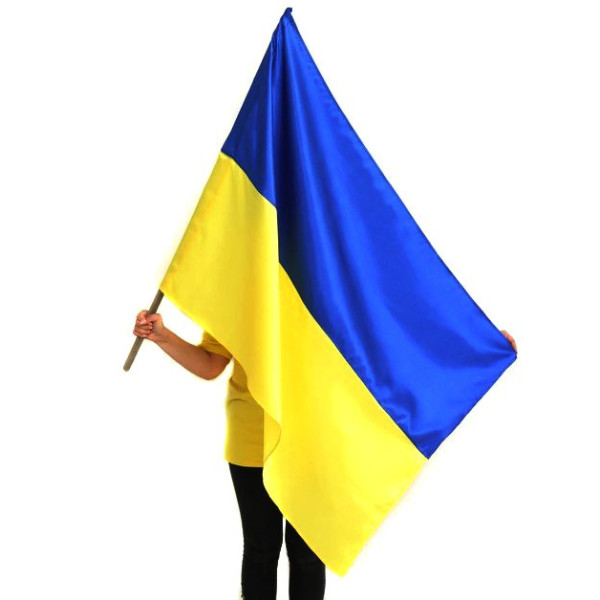 Підкреслити для авто УКРАЇНИ 145 x 90 см На Прапорець Матеріал Атласний 1 шт