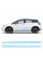 Антигравийная защитная бронепленка по лекалам для BYD Dolphin I facelift 2025- нижняя зона кузова пороги