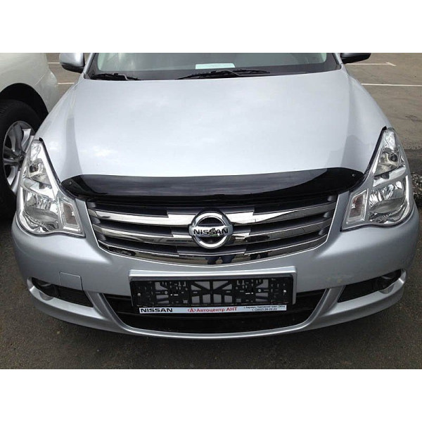 Дефлектор капота мухобойка Nissan Almera 2013-