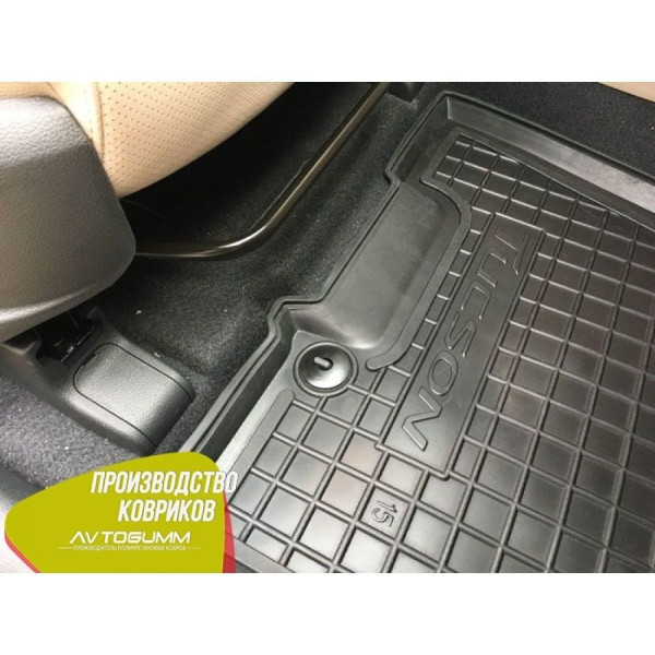 Передні килимки в автомобіль Hyundai Tucson 2016- (Avto-Gumm)