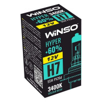 Автолампа галогенна Winso Hyper + 60% / H7 / 55W / 12V / 1 шт (712720)