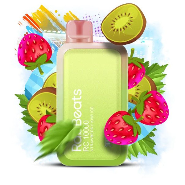 RabBeats (Elf Bar) RC10000 Strawberry Kiwi Ice Клубника Киви Лед